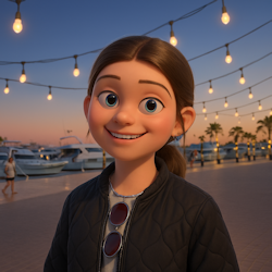 Photo transformed into Dreamworks style